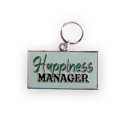 Happiness Manager (Grün) - Hundemarke