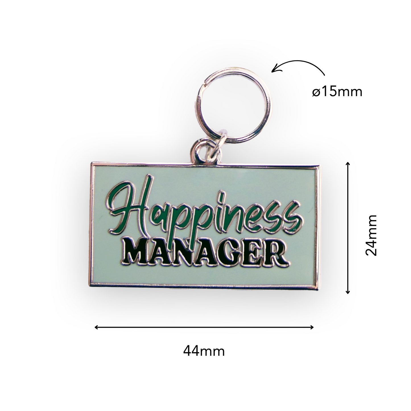 Happiness Manager (Grün) - Hundemarke