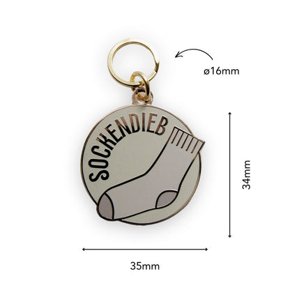 Sockendieb Boho - Hundemarke